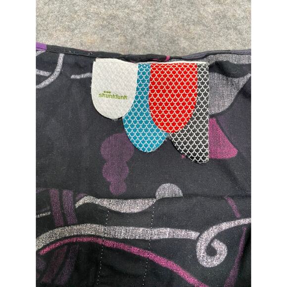 SkunkFunk Size 3 M(8-10)  Women Dominika Purple Geometric Sheath Dress Sleeveles - Picture 4 of 6